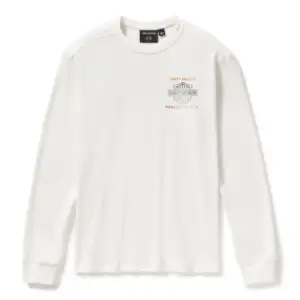 Maglia termica a maniche lunghe Parts & Service da uomo - Cloud Dancer NUOVO ARRIVO