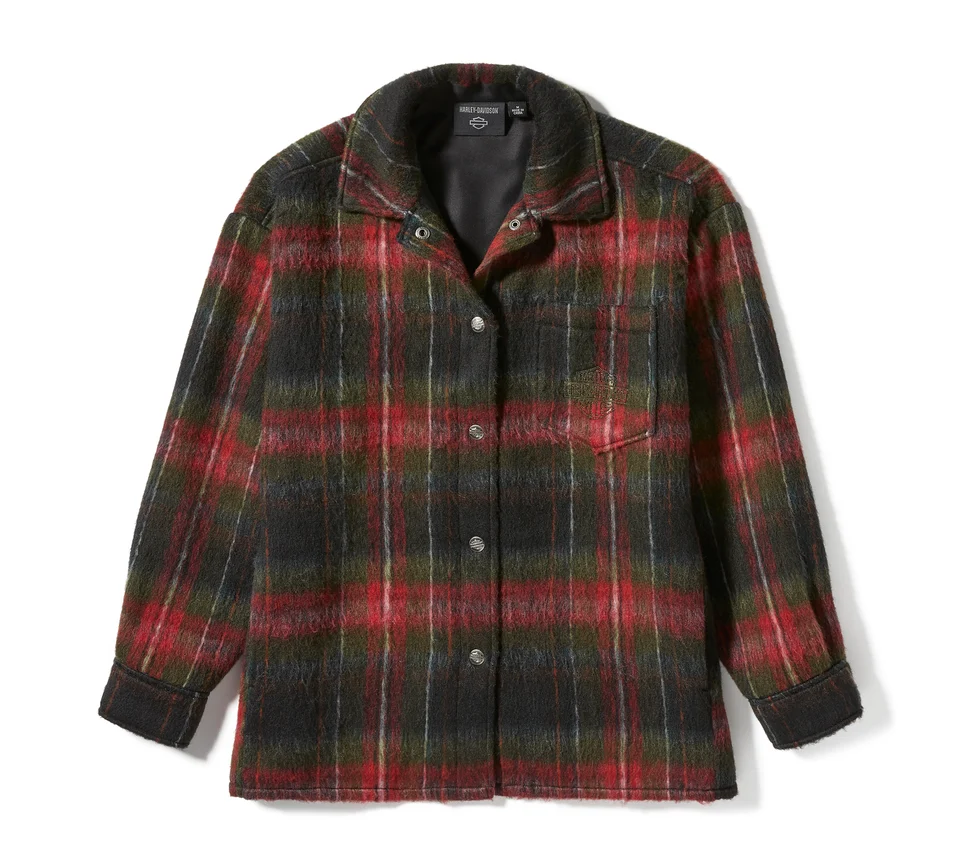 Giacca camicia a quadri H-D Tartan
