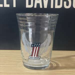 Glass Tumbler Winged #1