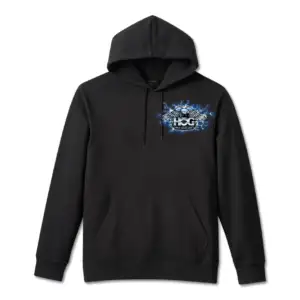 Felpa con cappuccio Electric Eagle H.O.G. ® Pullover in pile