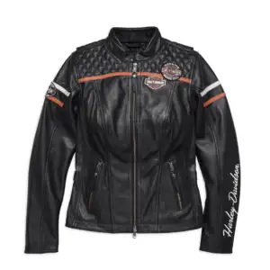 Giacca in pelle Miss Enthusiast da donna omologata CE Certificati CE