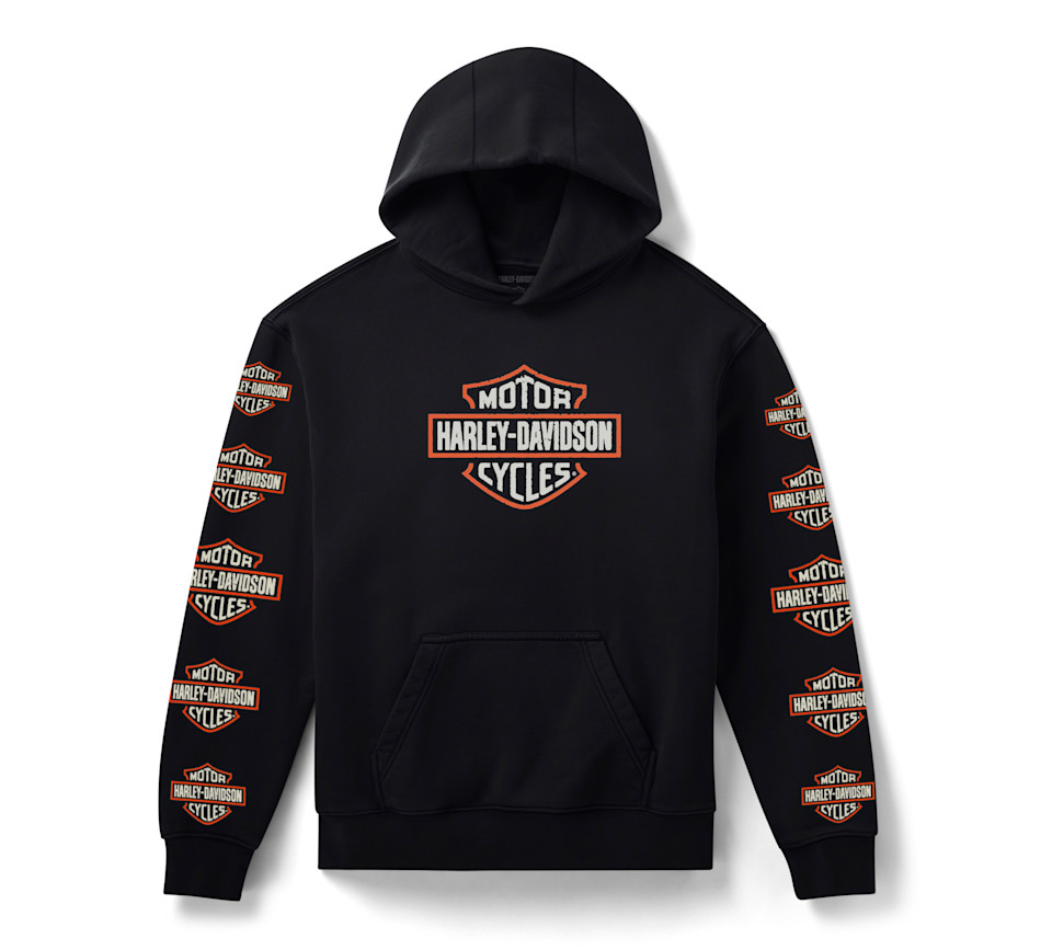 Felpa con cappuccio in pile H-D State of Mind da uomo