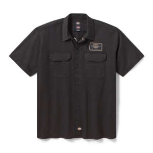 Camicia da lavoro da uomo Dickies x HD Built to Outlast - Nera