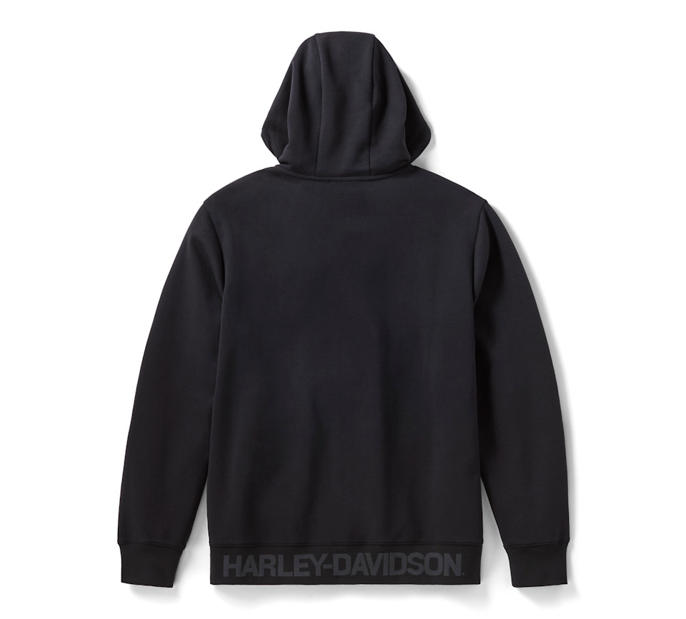 Felpa da uomo con cappuccio e zip H-D TECH - immagine 6
