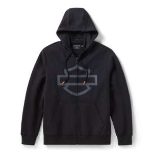 Felpa da uomo con cappuccio e zip H-D TECH