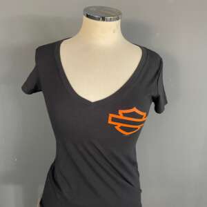 T-shirt manica corta in cotone da donna HD Open B&S