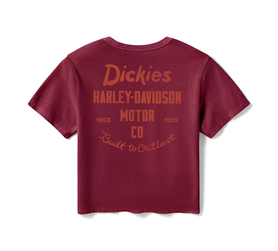 Maglietta Dickies x H-D Built to Outlast Boxy Fit da donna - immagine 3