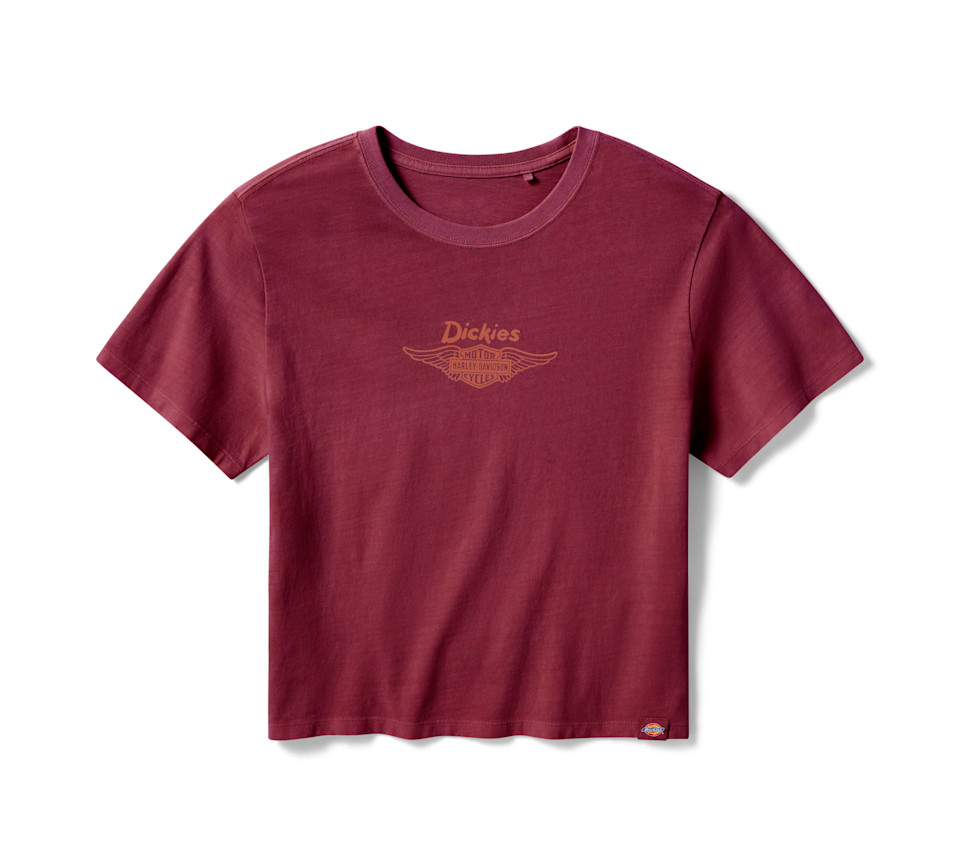 Maglietta Dickies x H-D Built to Outlast Boxy Fit da donna