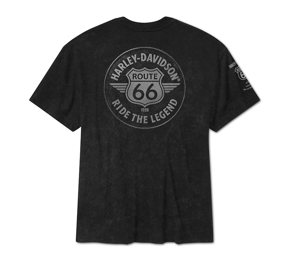 Maglietta a maniche corte da uomo H-D Route 66 Legendary - immagine 2