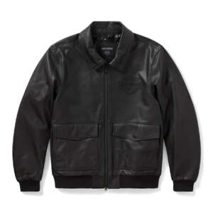 Giacca da moto in pelle da uomo modello A-2