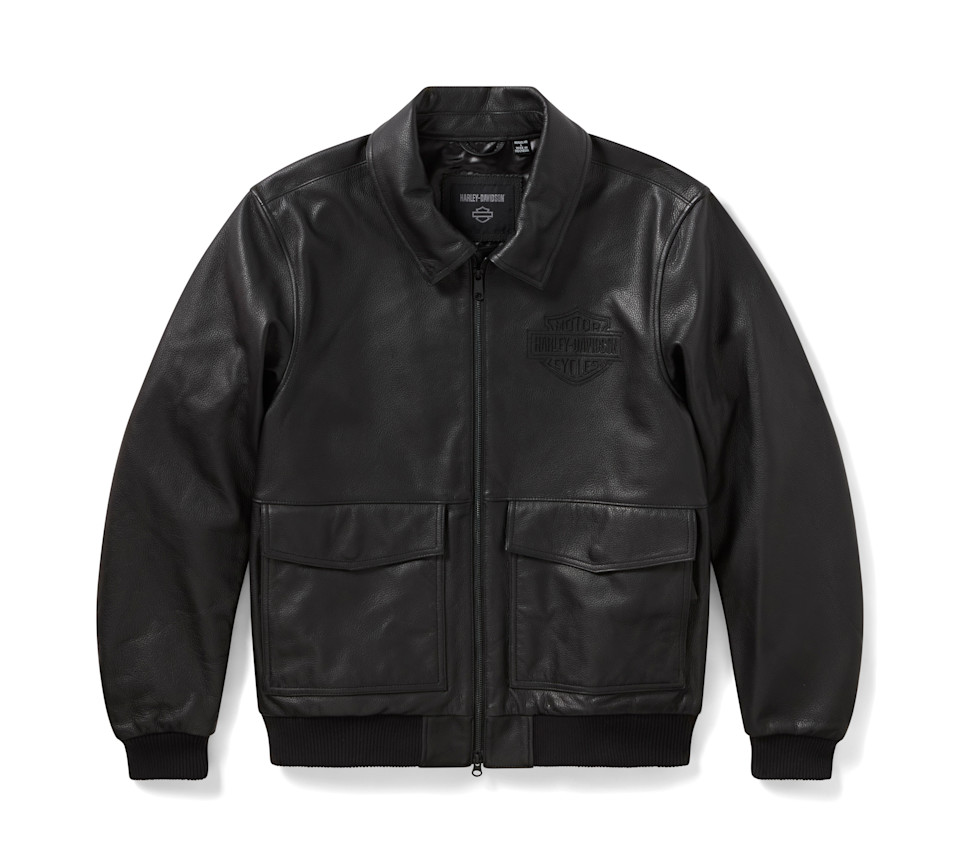 Giacca da moto in pelle da uomo modello A-2